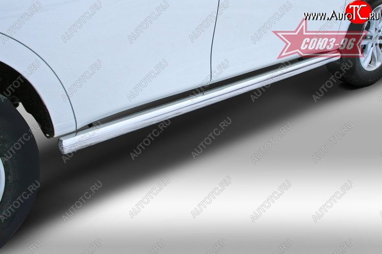 20 069 р. Защита порогов Souz-96 (d76) Nissan Patrol 6 Y62 дорестайлинг (2010-2014)  с доставкой в г. Кемерово