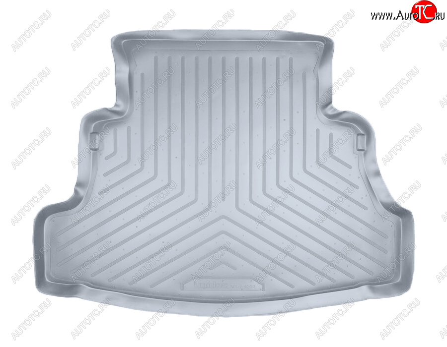 2 369 р. Коврик багажника Norplast Unidec  Nissan Primera  3 седан (2001-2008) P12 (Цвет: серый)  с доставкой в г. Кемерово