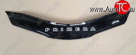 999 р. Дефлектор капота Russtal (короткий) Nissan Primera 3 седан P12 (2001-2008)  с доставкой в г. Кемерово