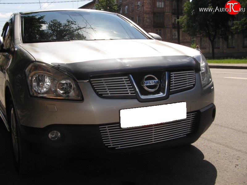 4 799 р. Декоративная вставка воздухозаборника Berkut Nissan Qashqai 1 дорестайлинг (2007-2010)  с доставкой в г. Кемерово