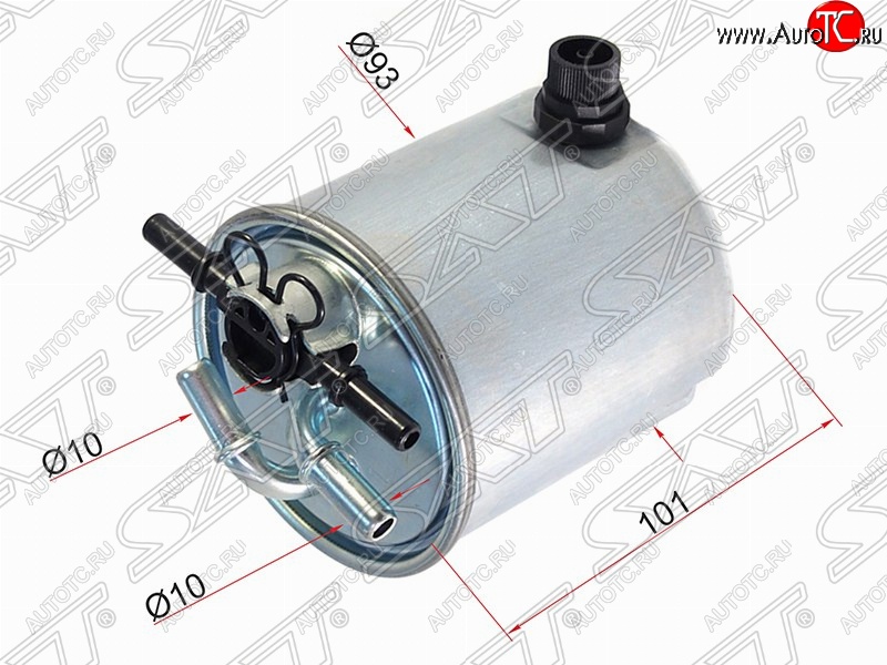1 399 р. Топливный фильтр SAT  Nissan Qashqai  1 (2007-2013), Nissan X-trail  2 T31 (2007-2015), Renault Koleos ( 1) (2007-2016)  с доставкой в г. Кемерово