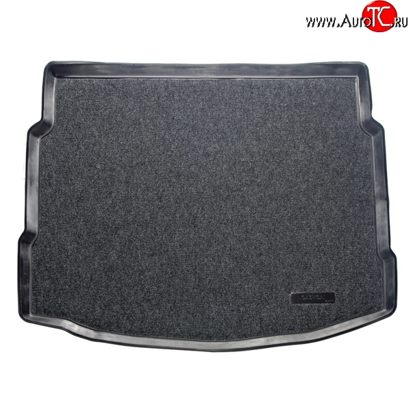 1 249 р. Коврик в багажник Aileron (полиуретан, покрытие Soft)  Nissan Qashqai  1 (2007-2010) дорестайлинг  с доставкой в г. Кемерово