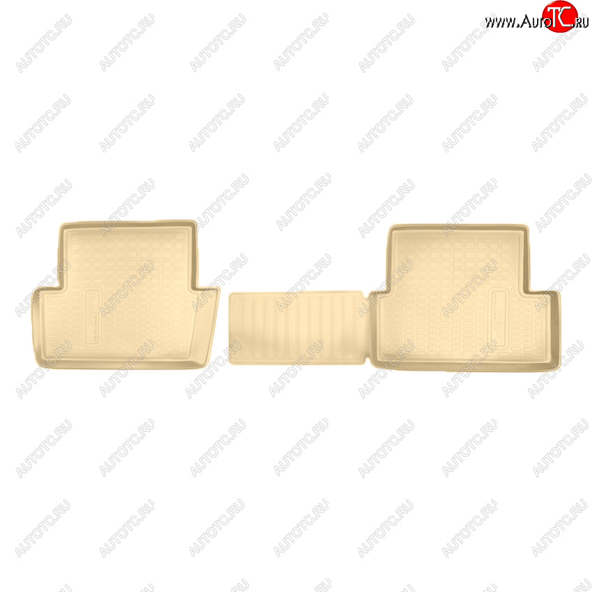 1 239 р. Коврики салона Norplast Unidec (задние)  Nissan Qashqai  1 (2007-2013) дорестайлинг, J10 рестайлинг (Цвет: бежевый)  с доставкой в г. Кемерово