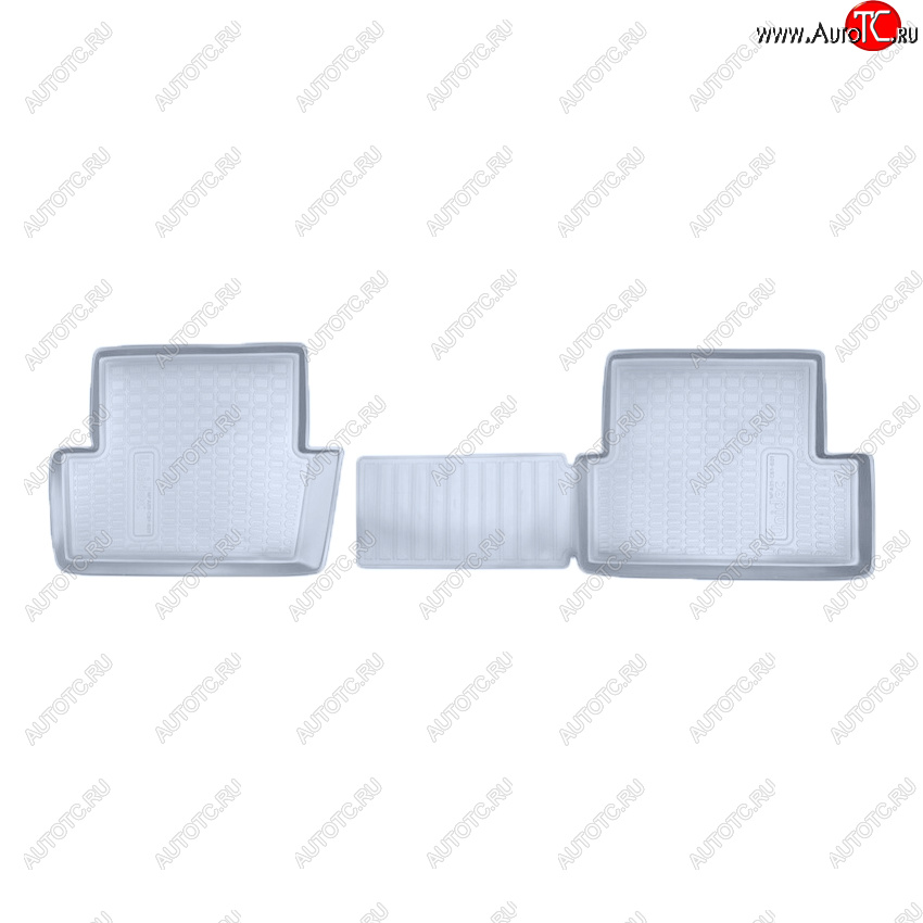 1 239 р. Коврики салона Norplast Unidec (задние)  Nissan Qashqai  1 (2007-2013) дорестайлинг, J10 рестайлинг (Цвет: серый)  с доставкой в г. Кемерово