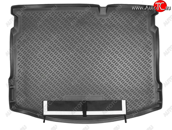3 179 р. Коврик багажника Norplast Nissan Qashqai 1 J10 рестайлинг (2010-2013) (Черный, с погрузочным ковриком (фартуком))  с доставкой в г. Кемерово