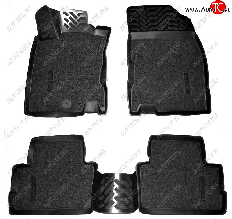 3 479 р. Коврики салона Aileron (3D, SOFT)  Nissan Qashqai  2 (2013-2022) J11 дорестайлинг, J11 рестайлинг  с доставкой в г. Кемерово
