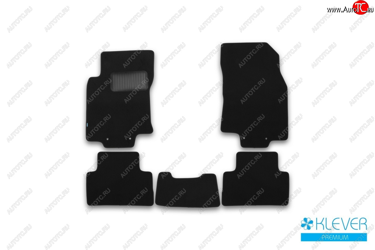 2 859 р. Текстильные коврики салона Klever Premium сборка РФ Nissan Qashqai 2 J11 дорестайлинг (2013-2019)  с доставкой в г. Кемерово