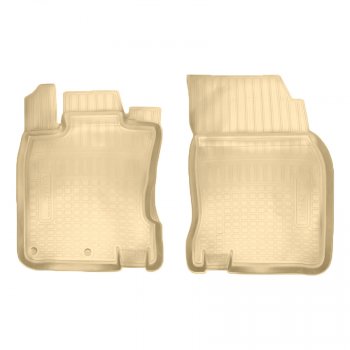 1 899 р. Коврики салона Norplast Unidec (передние) Nissan Qashqai 2 J11 дорестайлинг (2013-2019) (Цвет: бежевый)  с доставкой в г. Кемерово. Увеличить фотографию 1