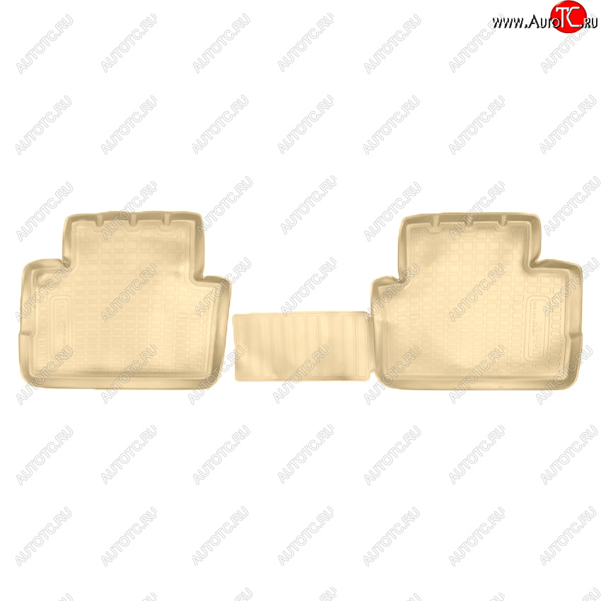 1 239 р. Коврики салона Norplast Unidec (задние) Nissan Qashqai 2 J11 дорестайлинг (2013-2019) (Цвет: бежевый)  с доставкой в г. Кемерово