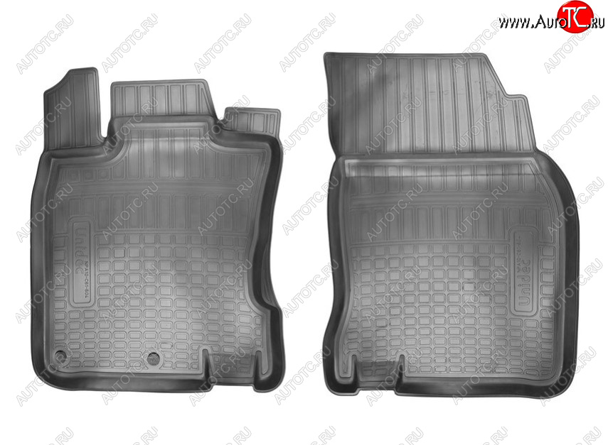 1 079 р. Комплект ковриков в салон Norplast Unidec (передние) Nissan Qashqai 2 J11 рестайлинг (2017-2022) (Цвет: черный)  с доставкой в г. Кемерово