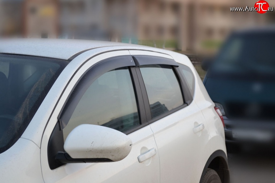 1 399 р. Комплект дефлекторов окон SkyLine Nissan Qashqai +2 1 J10 дорестайлинг (2008-2010)  с доставкой в г. Кемерово