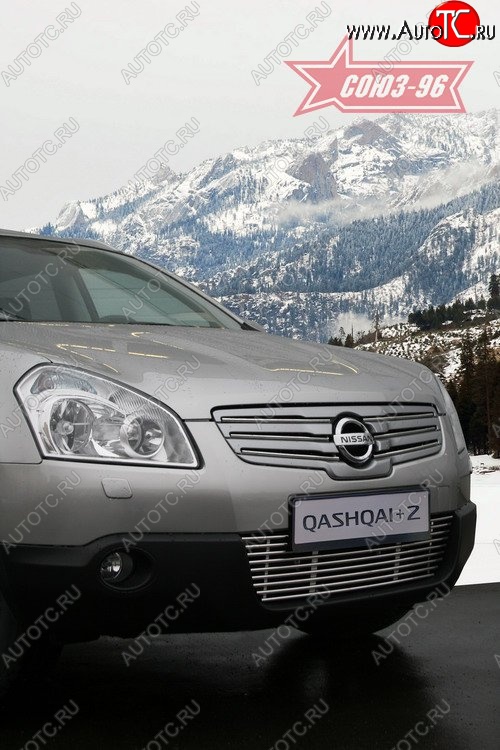 4 769 р. Декоративный элемент воздухозаборника Souz-96 (d10) Nissan Qashqai +2 1 J10 дорестайлинг (2008-2010)  с доставкой в г. Кемерово