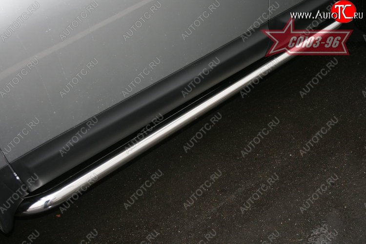 11 339 р. Защита порогов Souz-96 (d60) Nissan Qashqai +2 1 J10 дорестайлинг (2008-2010)  с доставкой в г. Кемерово