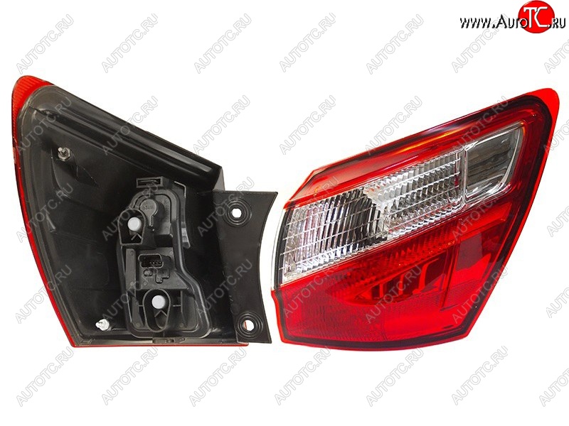 4 099 р. Правый фонарь (внешний) SAT Nissan Qashqai 1 J10 рестайлинг (2010-2013)  с доставкой в г. Кемерово