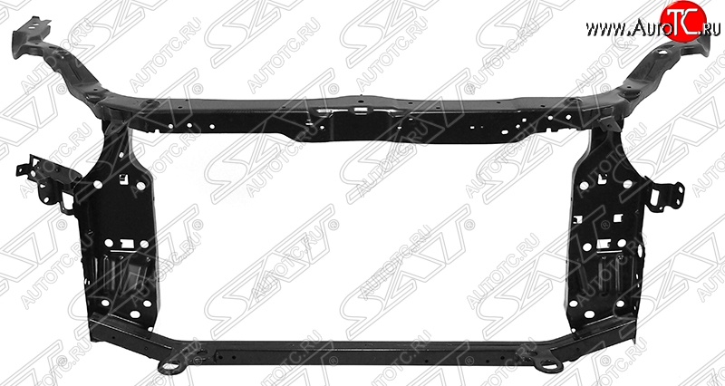 14 699 р. Рамка радиатора (телевизор) (MR20DE) SAT Nissan Qashqai 1 J10 рестайлинг (2010-2013) (Неокрашенная)  с доставкой в г. Кемерово