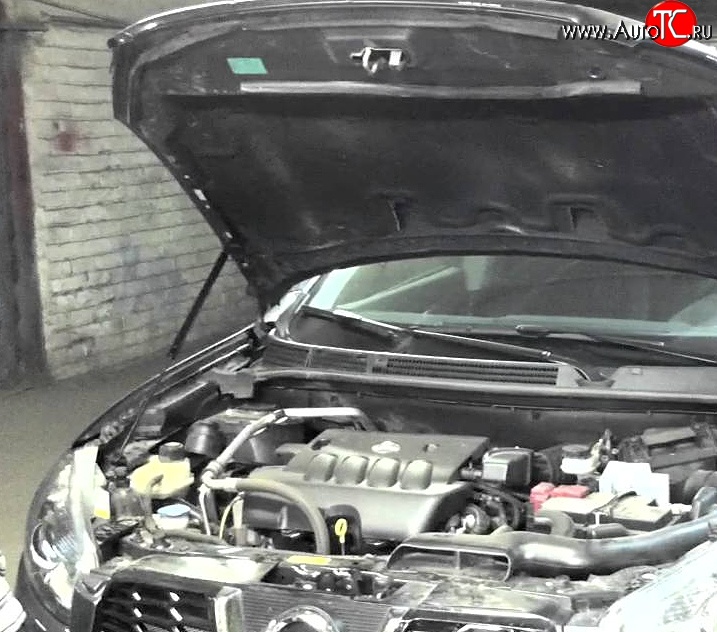 2 969 р. Упор капота Sport  Nissan Qashqai  1 (2010-2013) J10 рестайлинг  с доставкой в г. Кемерово