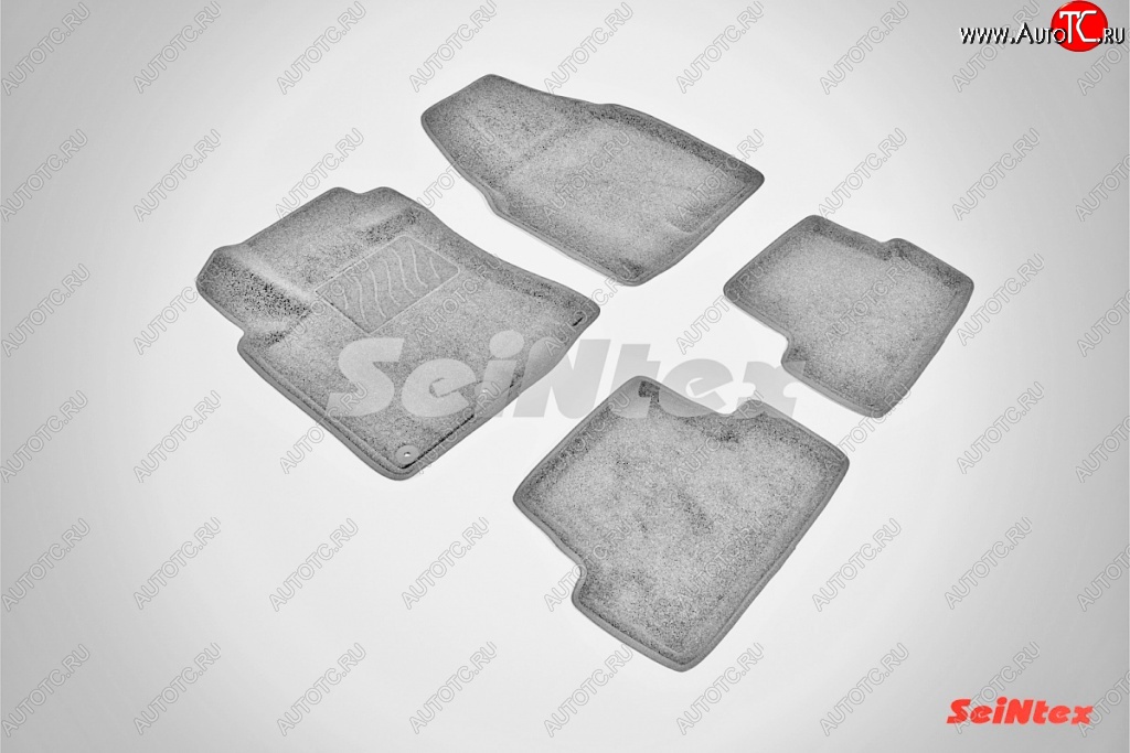 7 399 р. Износостойкие коврики в салон 3D NISSAN QASHQAI серые (компл)  Nissan Qashqai  1 (2010-2013) J10 рестайлинг  с доставкой в г. Кемерово