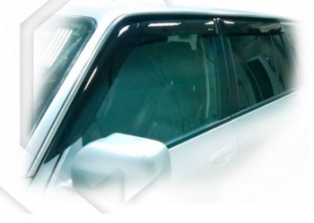 Дефлектора окон CA-Plastiс Nissan Safari Y61 5 дв. дорестайлинг (1997-1999) (Classic полупрозрачный, Без хром.молдинга)