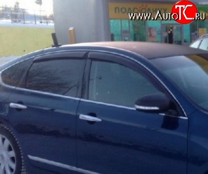 2 159 р. Комплект дефлекторов окон (седан) SkyLine Nissan Sentra 7 B17 (2014-2017)  с доставкой в г. Кемерово