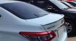 2 699 р. Лип спойлер M-VRS Nissan Sentra 7 B17 (2014-2017) (Неокрашенный)  с доставкой в г. Кемерово. Увеличить фотографию 2