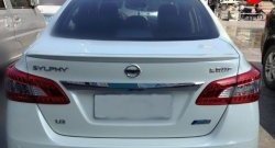 2 699 р. Лип спойлер M-VRS Nissan Sentra 7 B17 (2014-2017) (Неокрашенный)  с доставкой в г. Кемерово. Увеличить фотографию 3