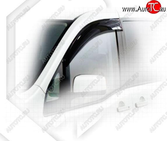 2 199 р. Дефлектора окон CA-Plastiс Nissan Serena 3 (2005-2010) (Classic полупрозрачный, Без хром.молдинга)  с доставкой в г. Кемерово
