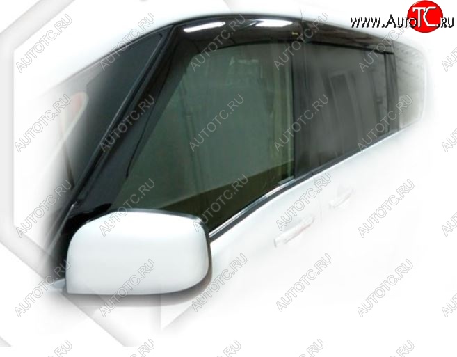 2 159 р. Дефлектора окон CA-Plastiс Nissan Serena C26 минивэн дорестайлинг (2010-2013) (Classic полупрозрачный)  с доставкой в г. Кемерово