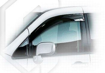 Дефлектора окон CA-Plastic Nissan Serena 2 (2001-2005) (Classic полупрозрачный, Без хром.молдинга)