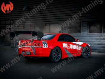 21 799 р. Крылья задние Rocket Banny  Nissan Skyline  R33 (1993-1998) (Неокрашенные)  с доставкой в г. Кемерово. Увеличить фотографию 2