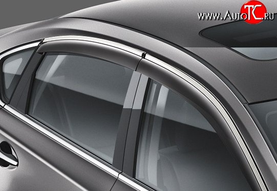 999 р. Комплект дефлекторов окон (ветровиков) 4 шт. Russtal Nissan Teana 3 L33 дорестайлинг (2014-2020)  с доставкой в г. Кемерово