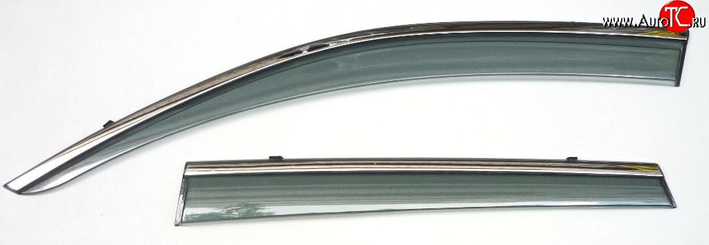 1 999 р. Ветровики Artway с металлизированым молдингом Nissan Teana 3 L33 дорестайлинг (2014-2020)  с доставкой в г. Кемерово
