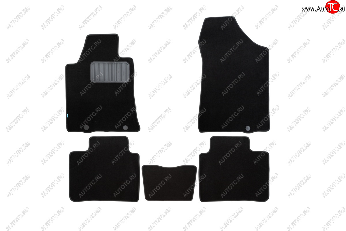 4 199 р. Коврики салона (текстиль) Klever Premium Nissan Teana 3 L33 дорестайлинг (2014-2020) (Чёрные)  с доставкой в г. Кемерово