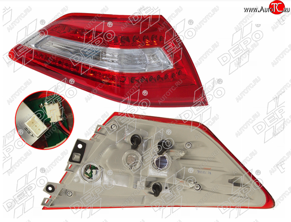4 999 р. Левый фонарь задний DEPO Nissan Teana 2 J32 дорестайлинг (2008-2011)  с доставкой в г. Кемерово