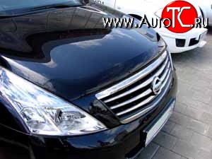 4 599 р. Дефлектор капота NovLine  Nissan Teana  2 J32 (2008-2011) дорестайлинг  с доставкой в г. Кемерово