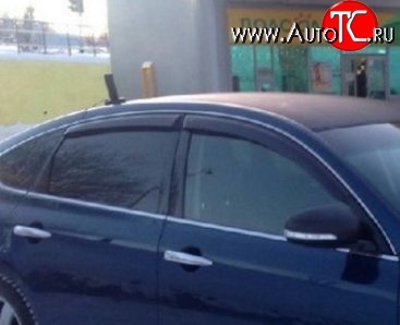 999 р. Комплект дефлекторов окон (ветровиков) 4 шт. Russtal Nissan Teana 2 J32 дорестайлинг (2008-2011)  с доставкой в г. Кемерово