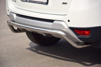 16 089 р. Защита заднего бампера PT GROUP Ø51мм (НПС) RENAULT Duster 2012-/ NISSAN Terrano 2014-  Nissan Terrano  D10 (2013-2022), Renault Duster  HS (2010-2015)  с доставкой в г. Кемерово. Увеличить фотографию 2