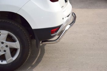 16 089 р. Защита заднего бампера PT GROUP Ø51мм (НПС) RENAULT Duster 2012-/ NISSAN Terrano 2014-  Nissan Terrano  D10 (2013-2022), Renault Duster  HS (2010-2015)  с доставкой в г. Кемерово. Увеличить фотографию 3
