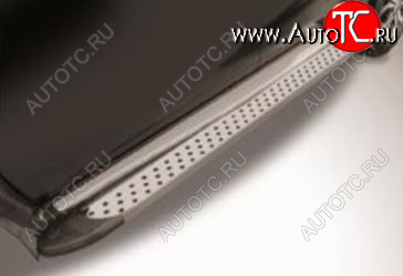 17 399 р. Алюминиевые порожки для ног Slitkoff Standart Silver  Nissan Terrano  D10 (2013-2022) дорестайлинг, рестайлинг  с доставкой в г. Кемерово