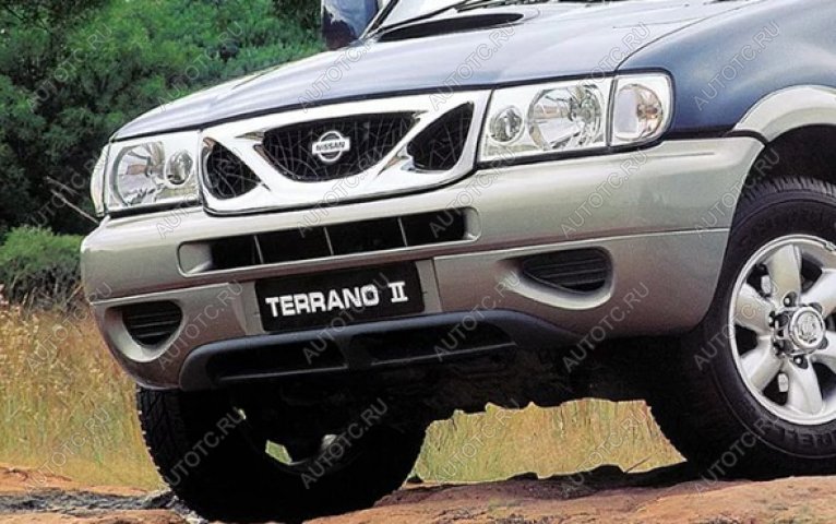 46 999 р. Передний бампер POLCAR Nissan Terrano2 R20 2-ой рестайлинг (1999-2006) (неокрашенный)  с доставкой в г. Кемерово