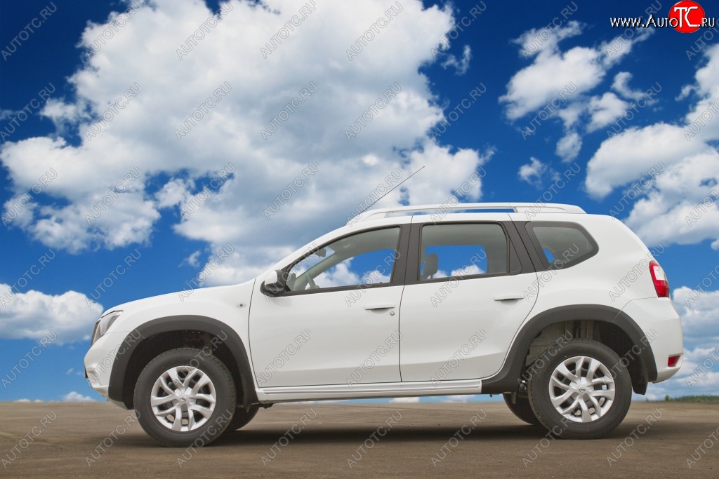 11 349 р. Расширители колесных арок RA (комплект) Nissan Terrano D10 дорестайлинг (2013-2016) (Поверхность шагрень)  с доставкой в г. Кемерово
