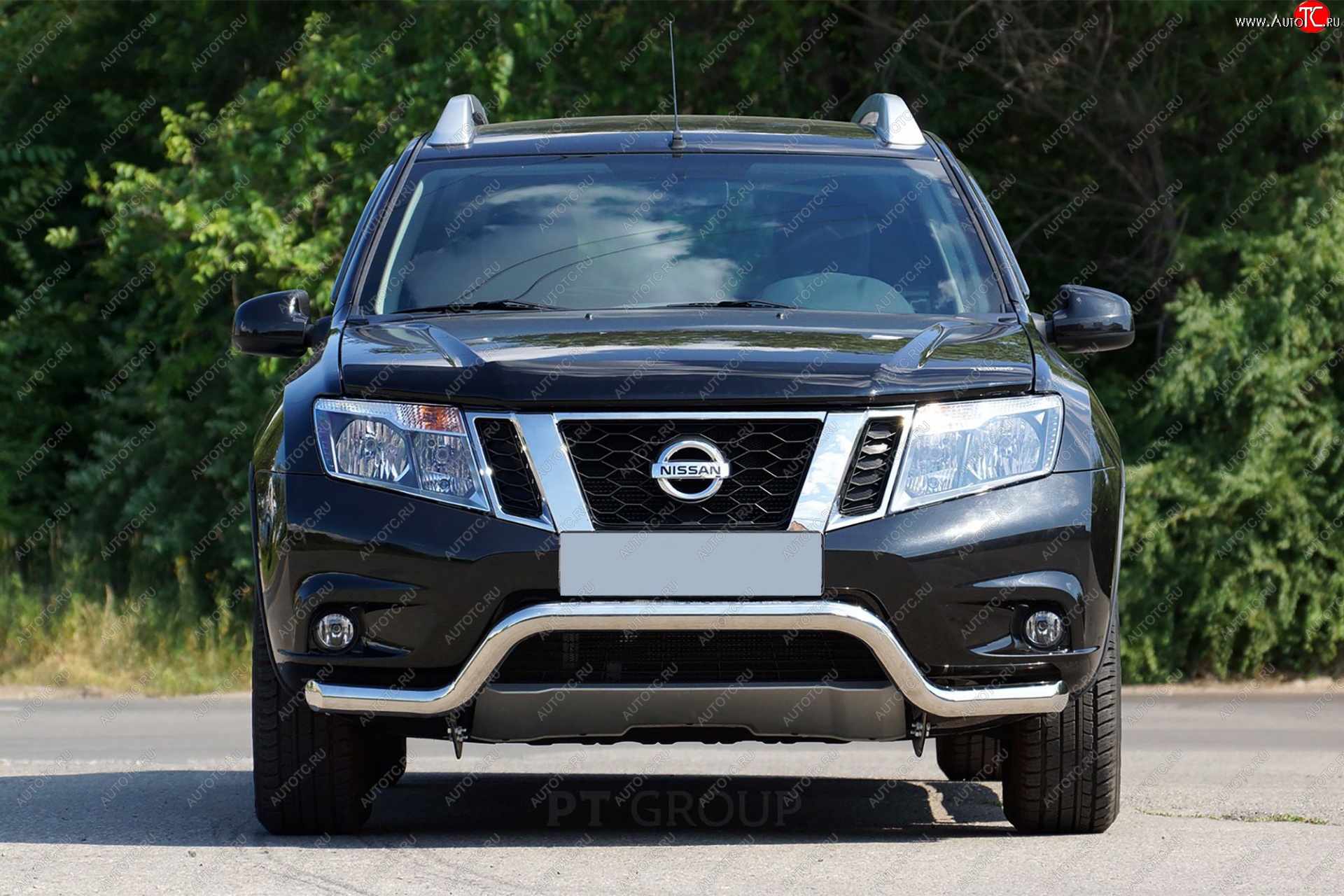 18 249 р. Защита переднего бампера Petroil Tuning (d63, волна)  Nissan Terrano  D10 (2013-2022) дорестайлинг, рестайлинг (Нержавеющая полированная сталь)  с доставкой в г. Кемерово