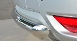 14 399 р. Одинарная защита заднего бампера из трубы диаметром 63 мм SLITKOFF  Nissan Terrano  D10 (2013-2022) дорестайлинг, рестайлинг  с доставкой в г. Кемерово. Увеличить фотографию 3