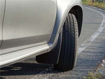 1 809 р. Брызговики Duster-Guard ПЕРЕДНИЕ широкие (2 шт) NISSAN Terrano 2014-  Nissan Terrano  D10 (2013-2022) дорестайлинг, рестайлинг  с доставкой в г. Кемерово. Увеличить фотографию 1