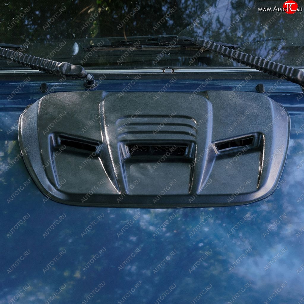 959 р. Воздухозаборник капота Жабры (60x30x5 см) Mazda 2 2 DJ хэтчбэк 5 дв. дорестайлинг (2014-2019) (Текстурная поверхность)  с доставкой в г. Кемерово