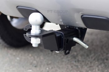 9 899 р. Фаркоп Petroil Tuning (съемный квадрат)  Nissan Terrano  D10 (2013-2022), Renault Duster  HS (2010-2021), Renault Kaptur (2016-2020)  с доставкой в г. Кемерово. Увеличить фотографию 2