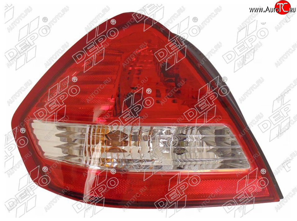 7 199 р. Левый фонарь задний DEPO Nissan Tiida 1 седан C11 рестайлинг (2010-2014)  с доставкой в г. Кемерово