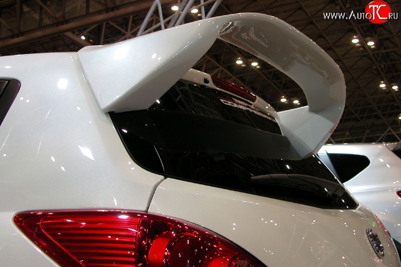 13 999 р. Спойлер (хетчбек) Impul Nissan Tiida 1 хэтчбэк C11 дорестайлинг, Япония (2004-2007) (Неокрашенный)  с доставкой в г. Кемерово