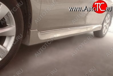 17 299 р. Пороги накладки CT Nissan Tiida 2 хэтчбек C12 (2011-2019) (Неокрашенные)  с доставкой в г. Кемерово