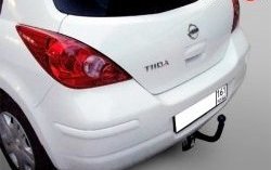 64 999 р. Фаркоп (хетчбек) Лидер Плюс Nissan Tiida 1 хэтчбек C11 рестайлинг (2010-2014) (Без электропакета)  с доставкой в г. Кемерово. Увеличить фотографию 2