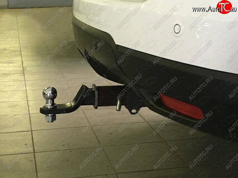 15 999 р. Фаркоп (тягово-сцепное устройство) TCC Nissan X-trail 3 T32 дорестайлинг (2013-2018) (Оцинкованный, шар E - оцинкованный)  с доставкой в г. Кемерово